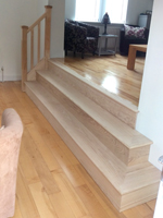 stairs between unlevel floors joinery sheffield